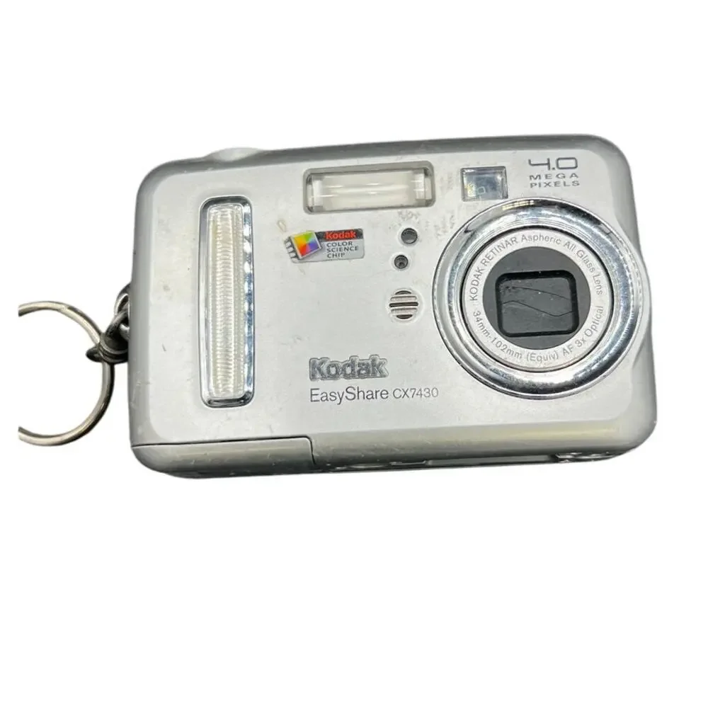 📷 Kodak EasyShare CX7430 Digital Camera 4.0MP Silver Vintage Y2K Tech
